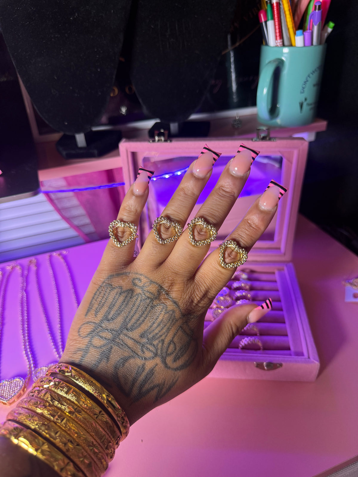 ROLEX HEART RING