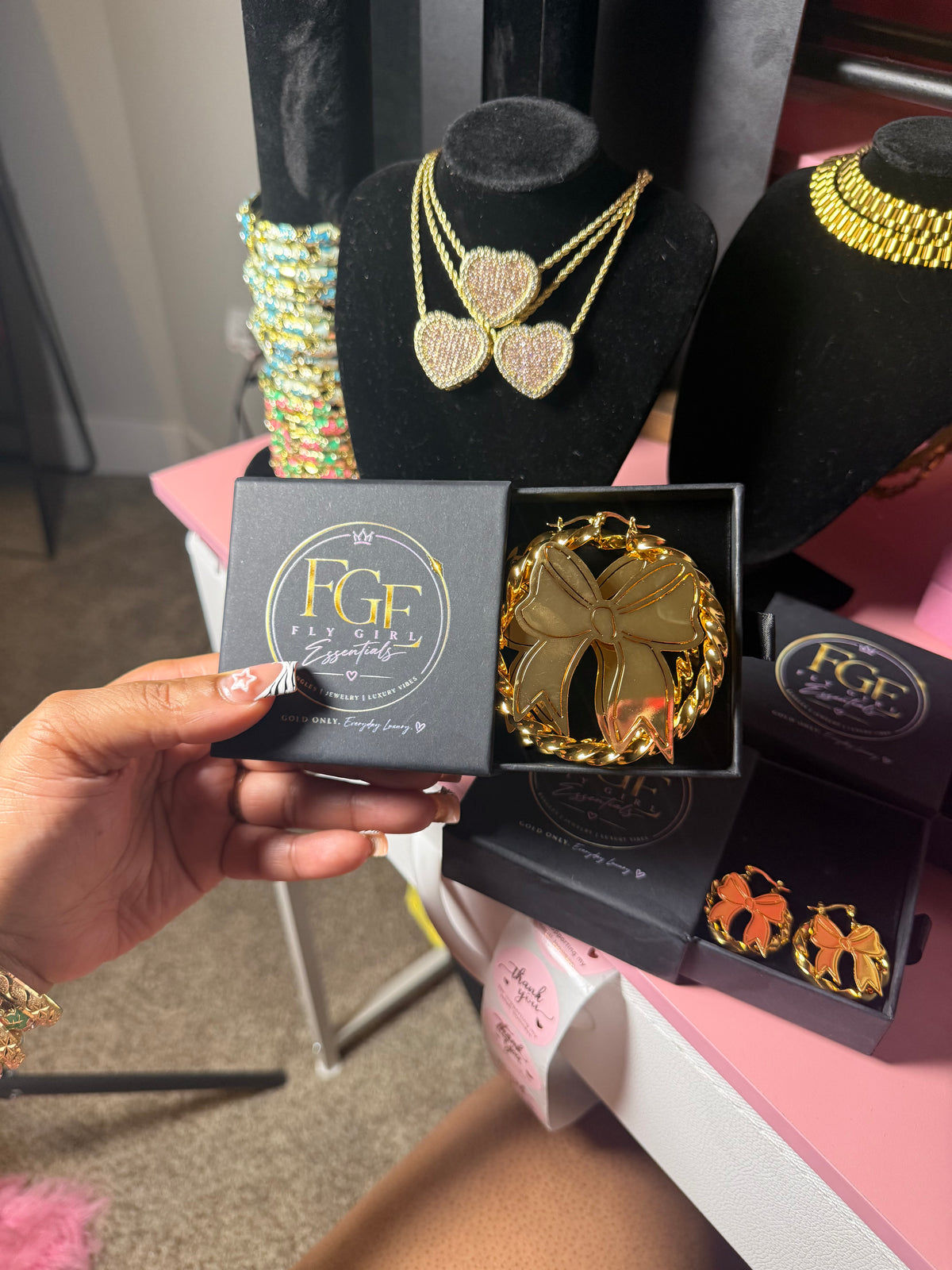 BOW BAMBOO HOOPS
