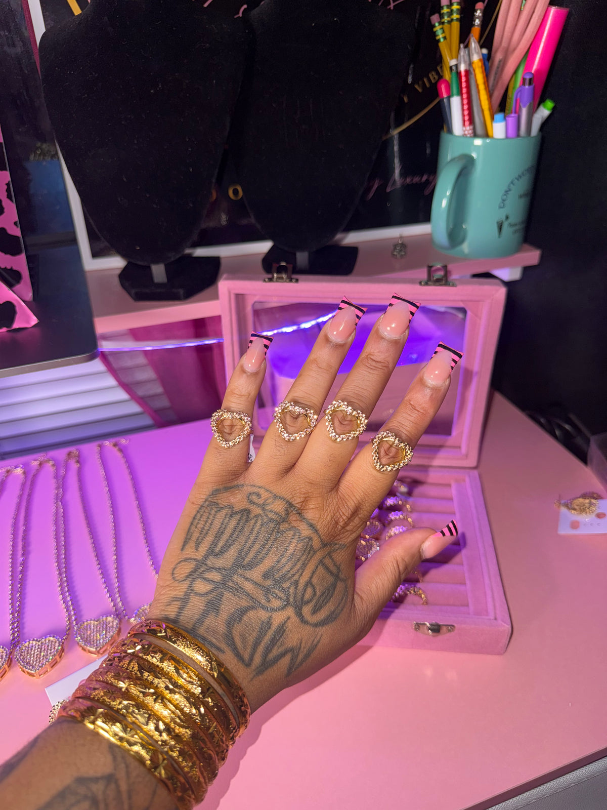 ROLEX HEART RING