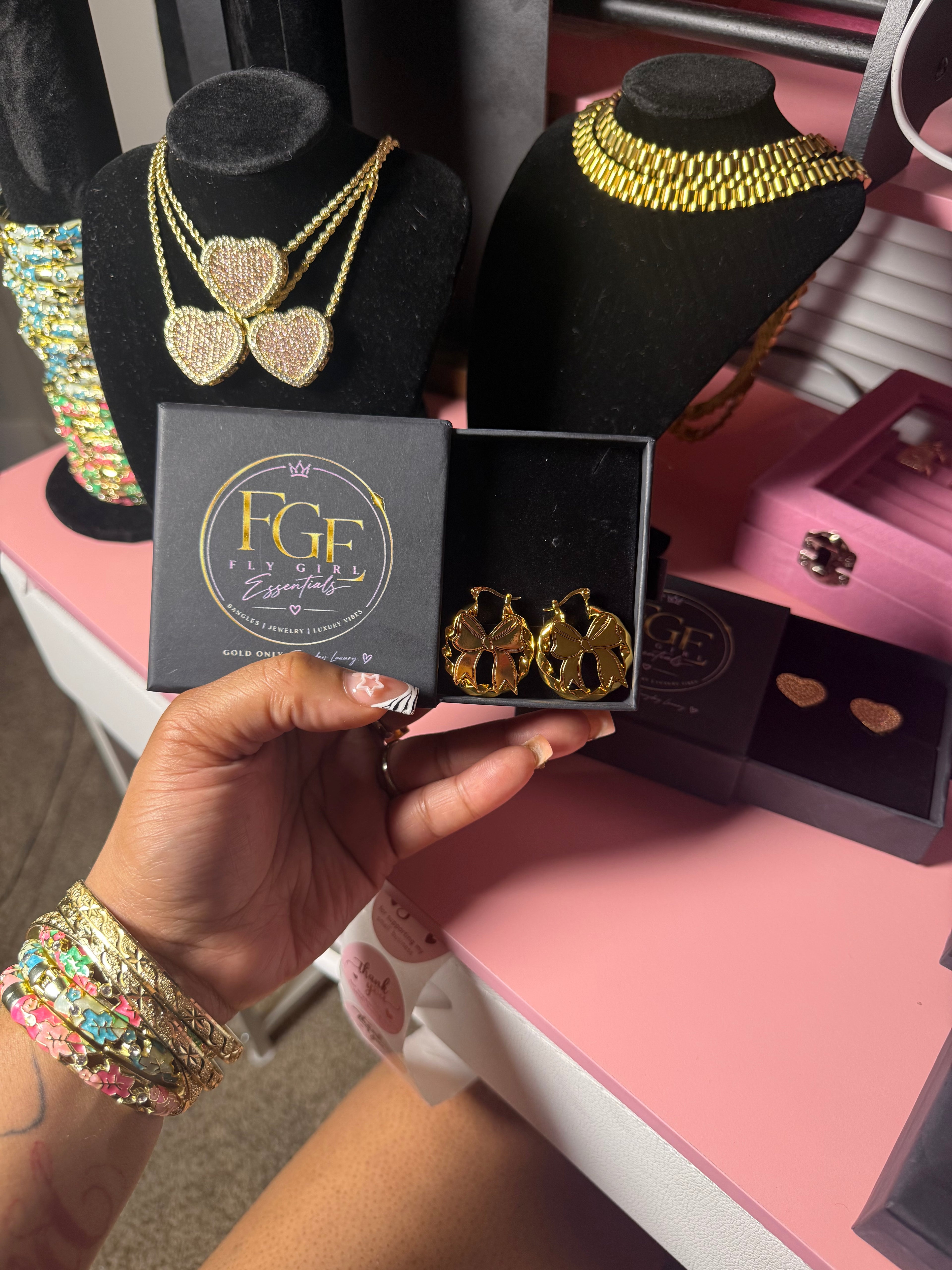 BOW BAMBOO HOOPS