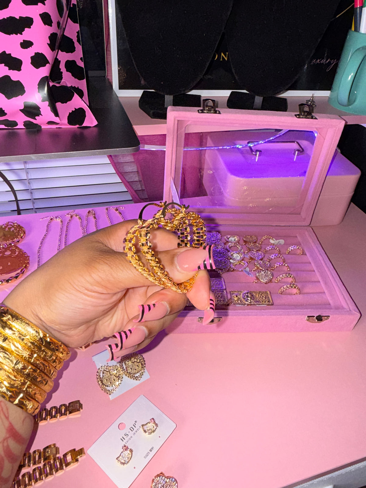ROLEX HEART HOOPS