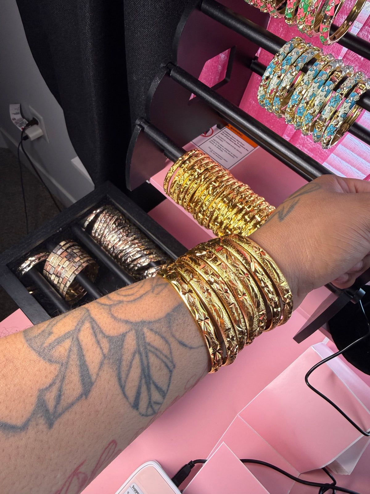 GOLD bangles