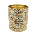 THREE-TONED bangles (12 pc set)
